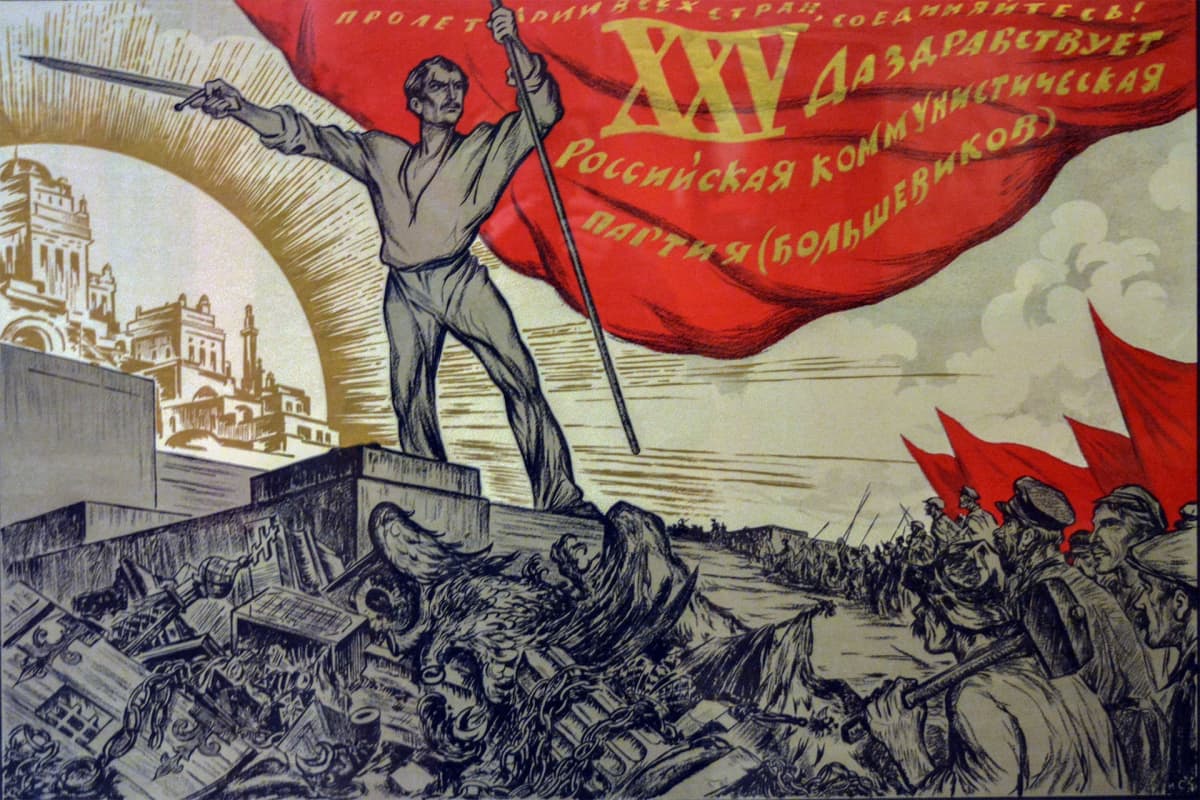 Ivan Simakov, Propagandataide, juliste, Venäläisen taiteen museo