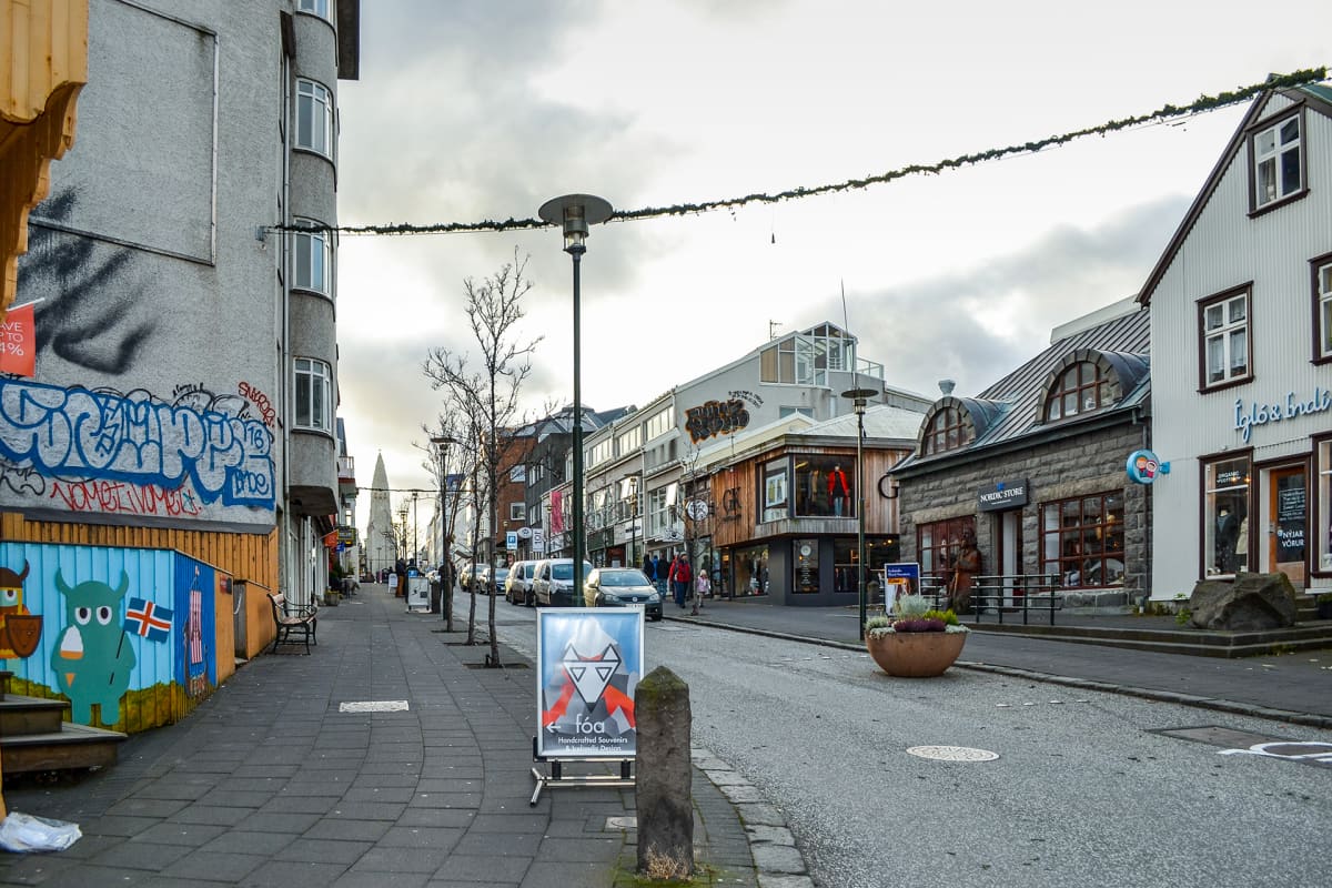 Islanti Reykjavik katukuva.