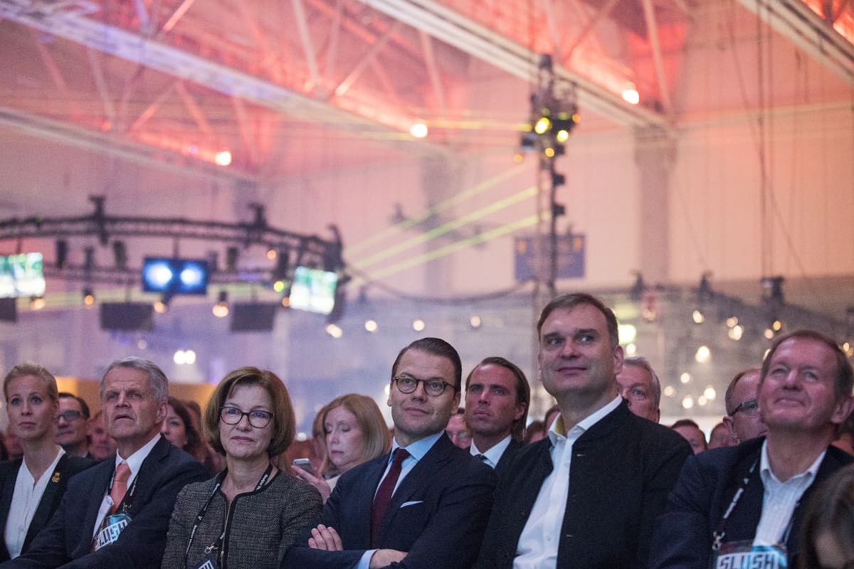 Prinssi Daniel Slush 2015 -tapahtumassa.