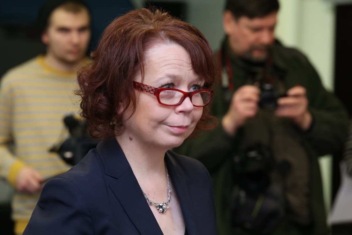 Kulttuuriministeri Pia Viitanen vuonna 2014