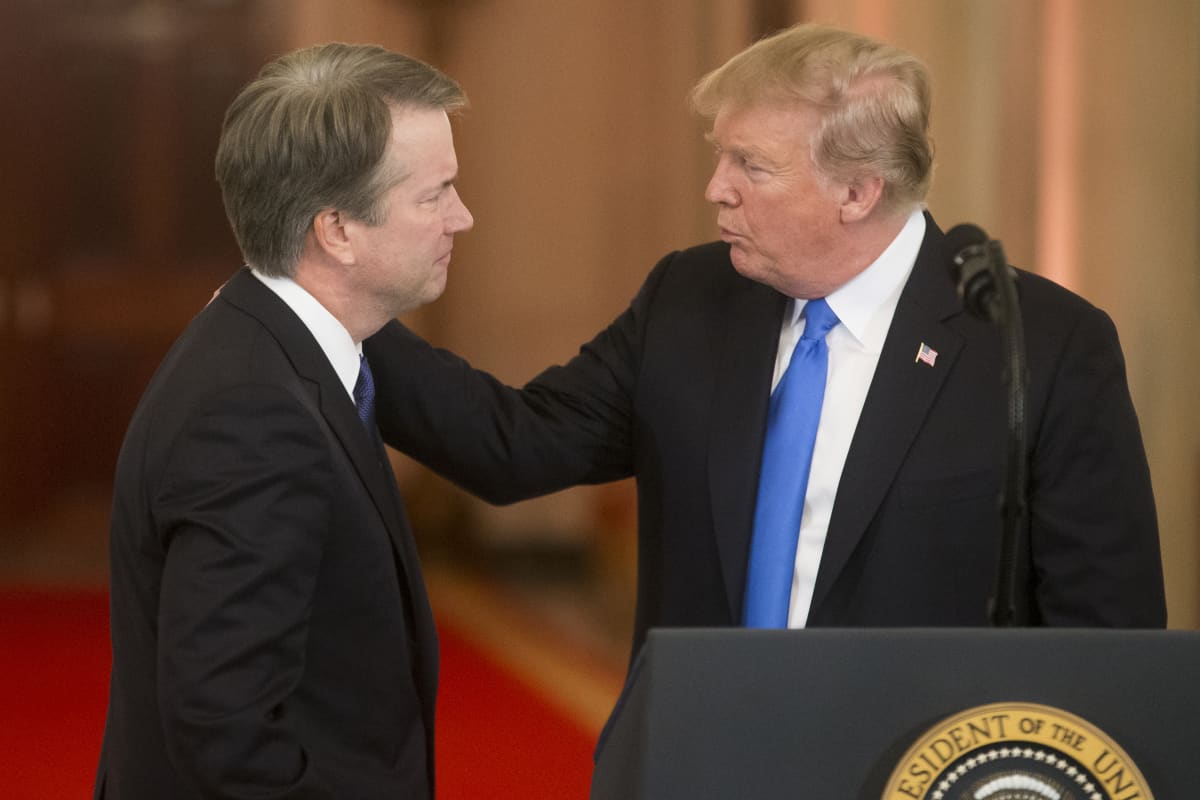 President Donald Trump utnämner Brett Kavanaugh till kandidat för posten som domare i USA:s högsta domstol.