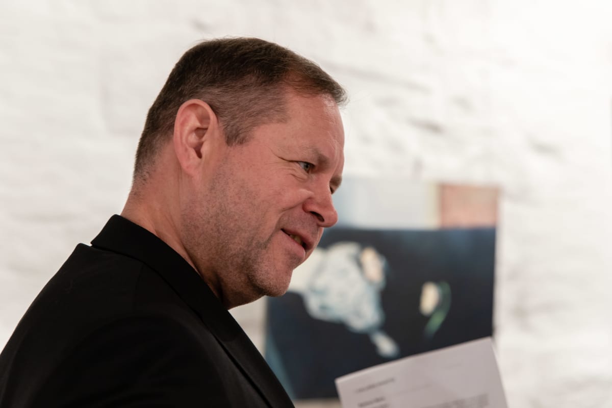 Tommi Laitinen taidegalleria Pihatossa Lappeenrannan vanhassa Pappilassa.