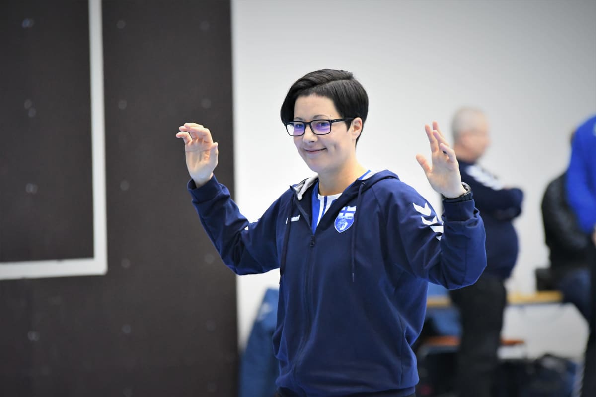 Målvaktstränaren Vanja Radic på handbollslandslagets träningar.