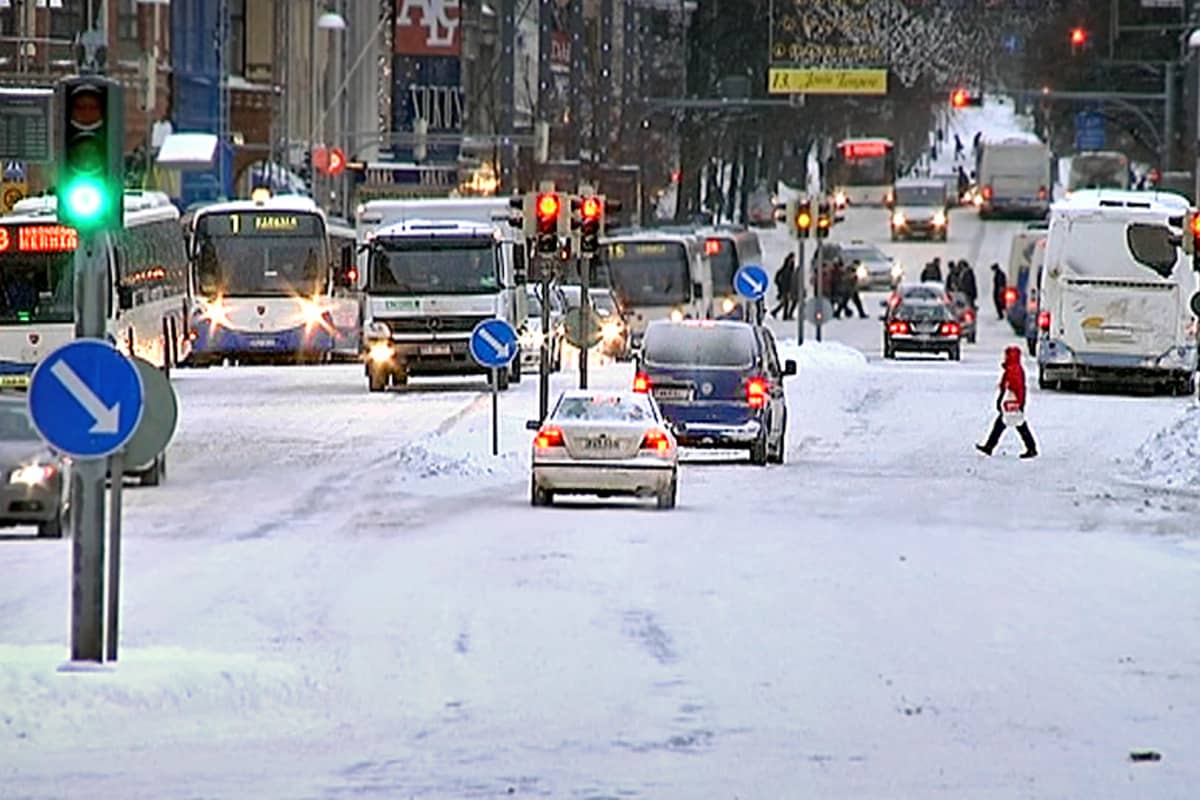 Hämeenkatu tammikuu 2011