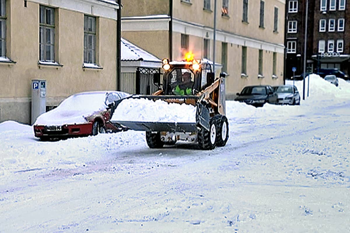 Katu Tampereella tammikuu 2011