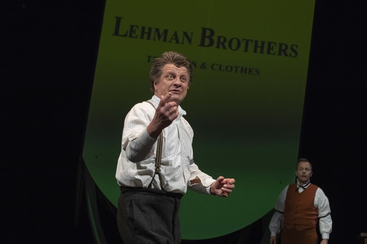 Lehman näytelmän harjoituksia.