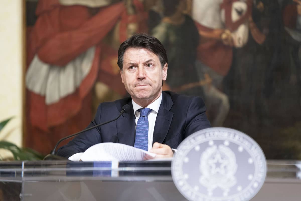 Italian pääministeri Giuseppe Conte