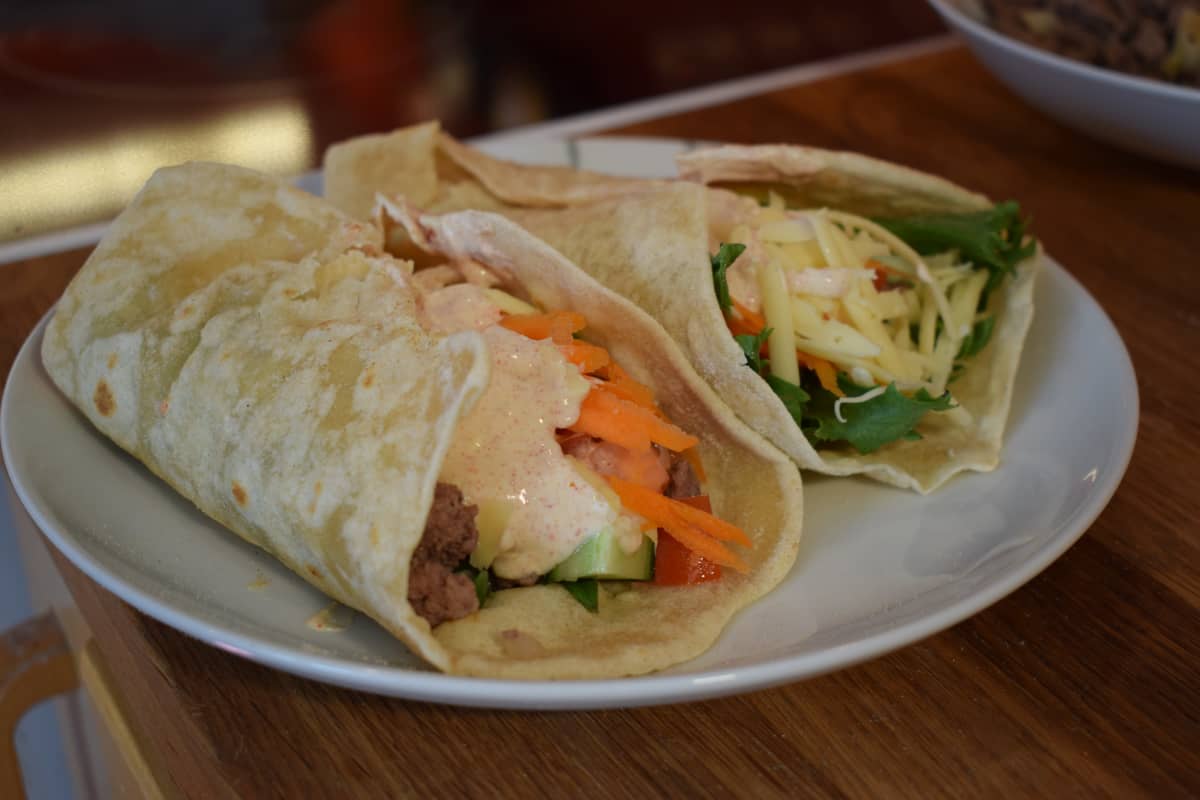 Valmiita tortilloja