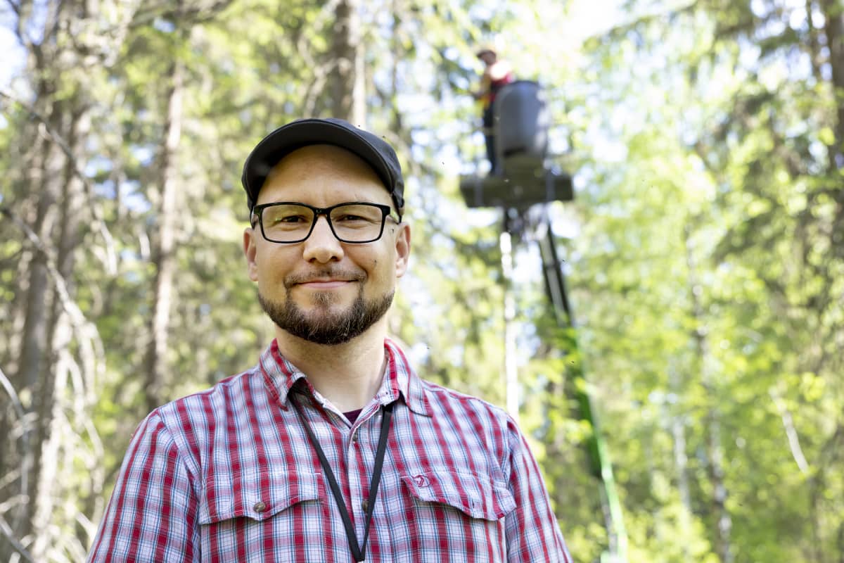 Suomen metsäkeskuksen projektipäällikö Arto Yletyinen.