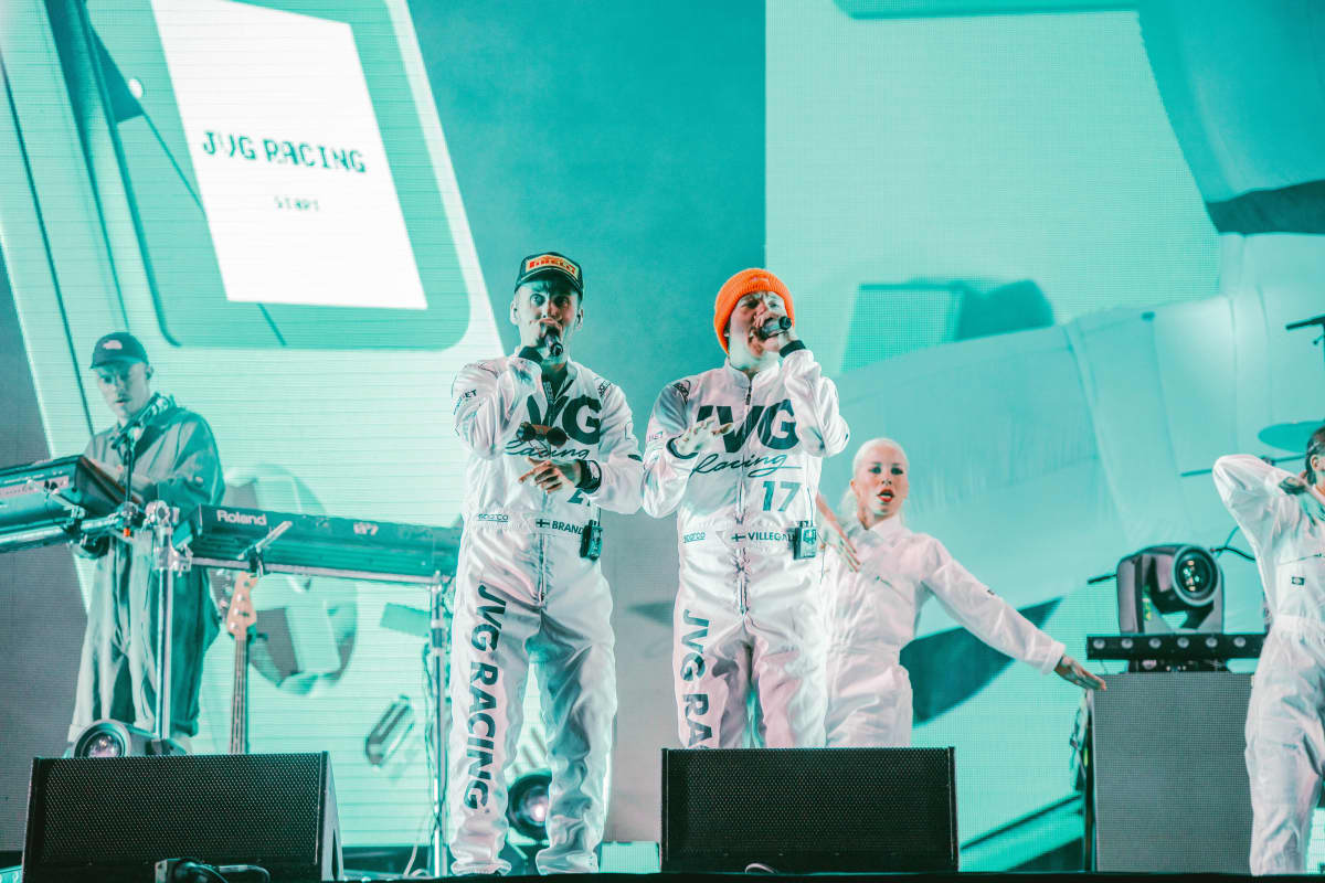 JVG esiintymässä Ilosaarirock -festareilla 2019