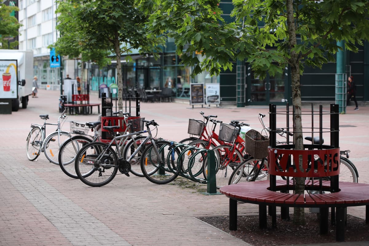 Porin kävelykatu.