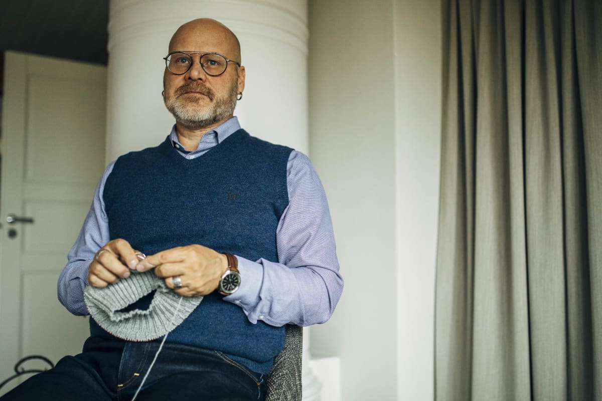 Kuvassa on Aki Heiskanen Hailuodossa syyskuussa 2020.