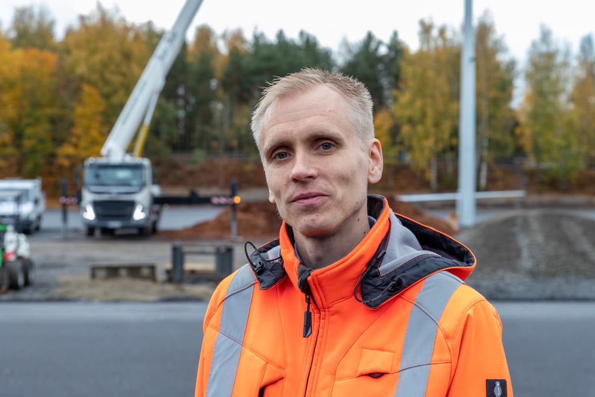 JUHA LEPPÄNEN, työmaapäällikkö, Tampereen infra