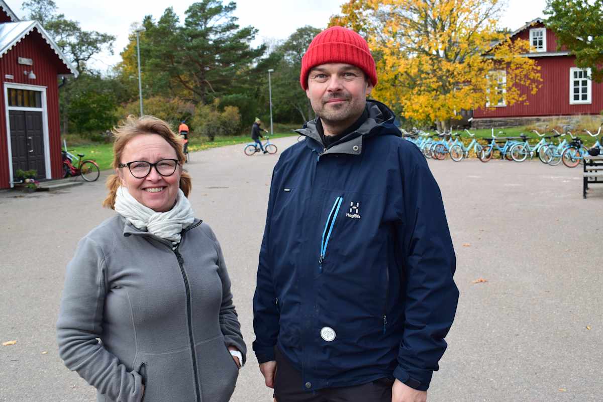 Nina Liski-Tirkkonen ja Janne Tirkkonen ovat Örön yrittäjät.
