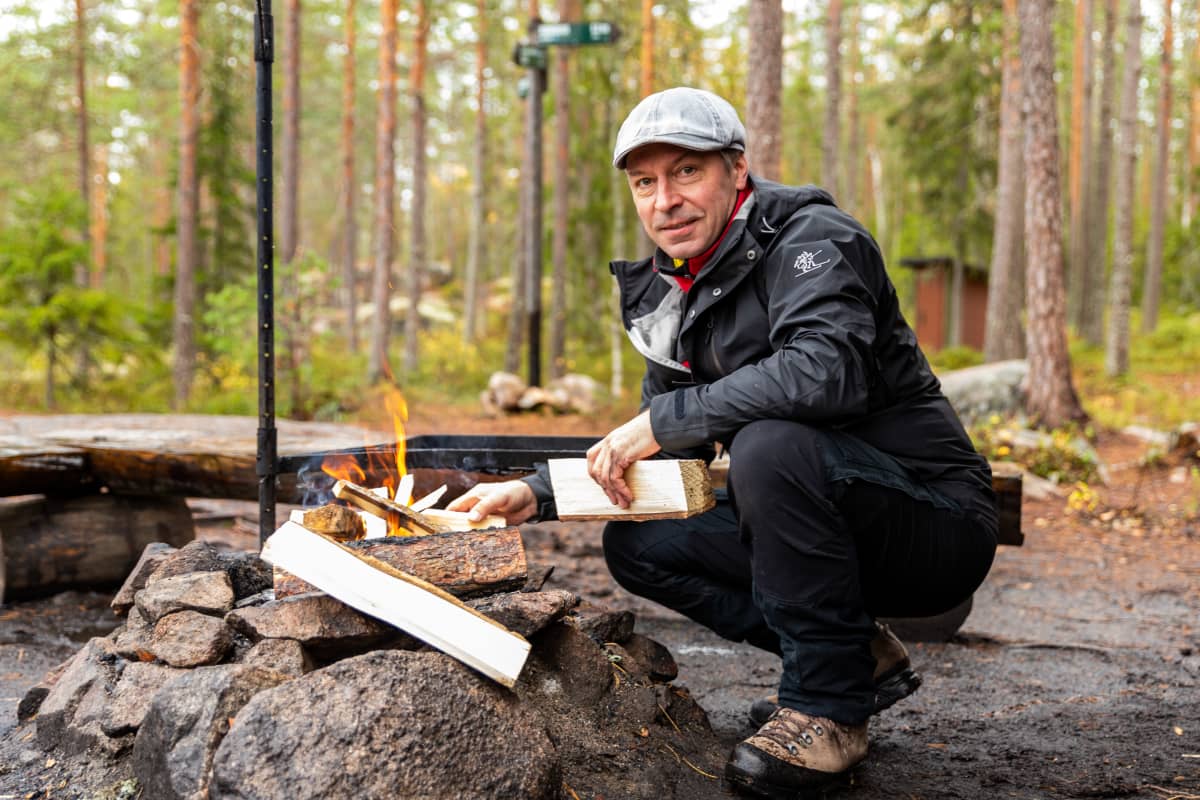 Ekokumppaneiden retkeilyasiantuntija Petri Mäkelä