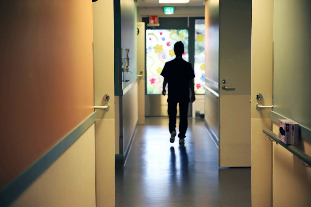 Anonyymi lähihoitaja Jaalan palvelukeskussa Kouvolassa.