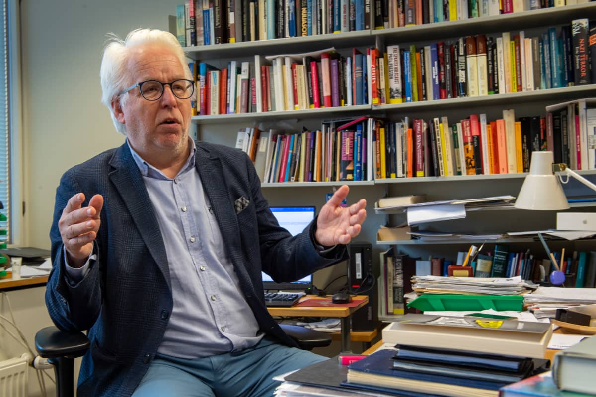 Oikeushistorian ja roomalaisen oikeuden professori Jukka Kekkonen Helsingin yliopistossa.