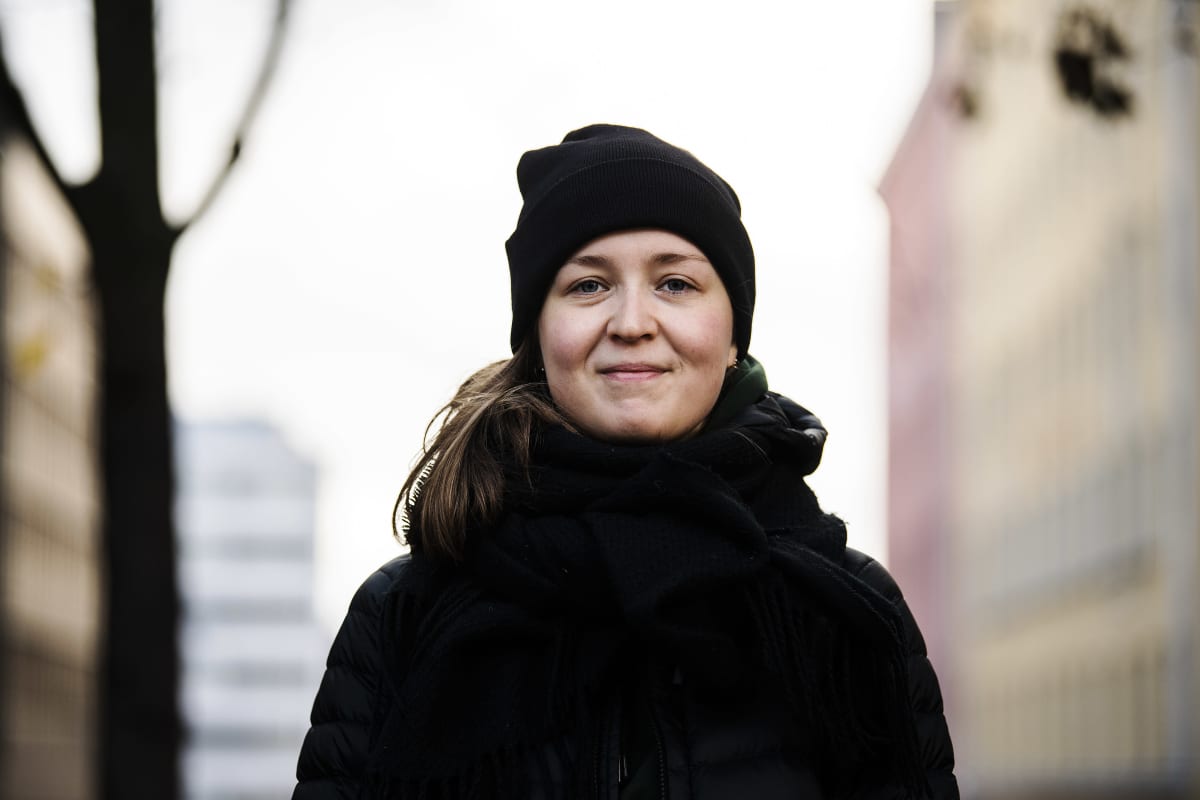 Kuvassa Helsingissä Sörnäisissä kuvattu Tuuli Wallenius 29. lokakuuta 2020.