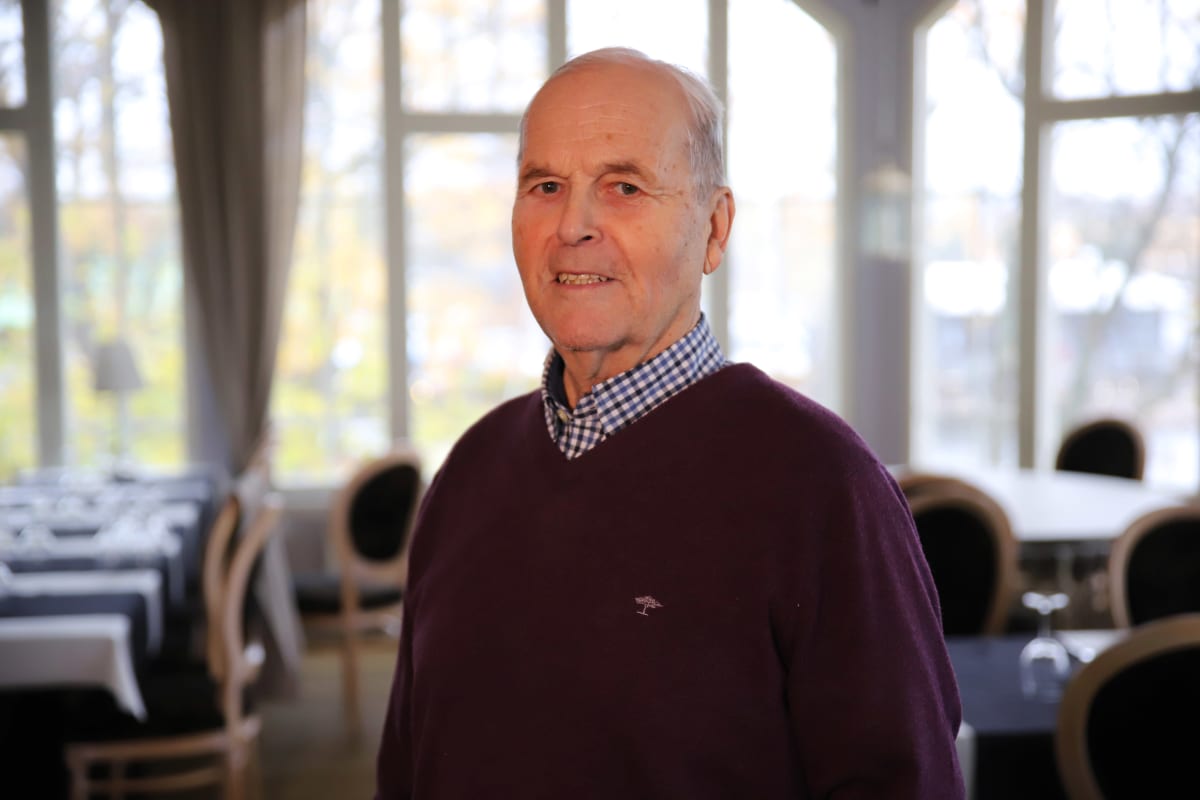 Kotkan Pursiseura kunniakommodori Kai Holmberg.