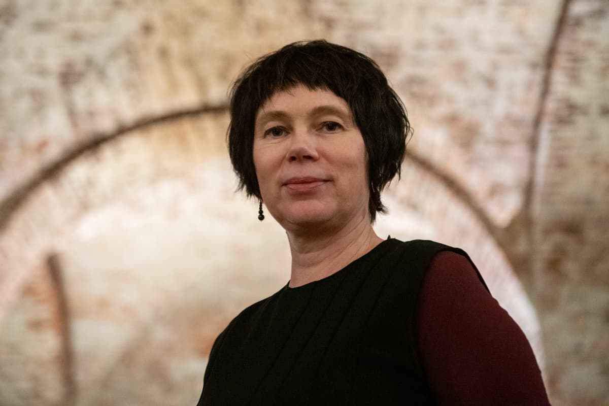 Johanna Sumiala. Media-antropologiaan erikoistunut viestinnän apulaisprofessori Helsingin yliopistosta. Ars Moriendi 2020 -festivaalilla.