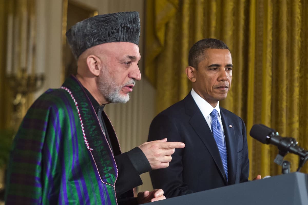 Hamid Karzai ja Barack Obama