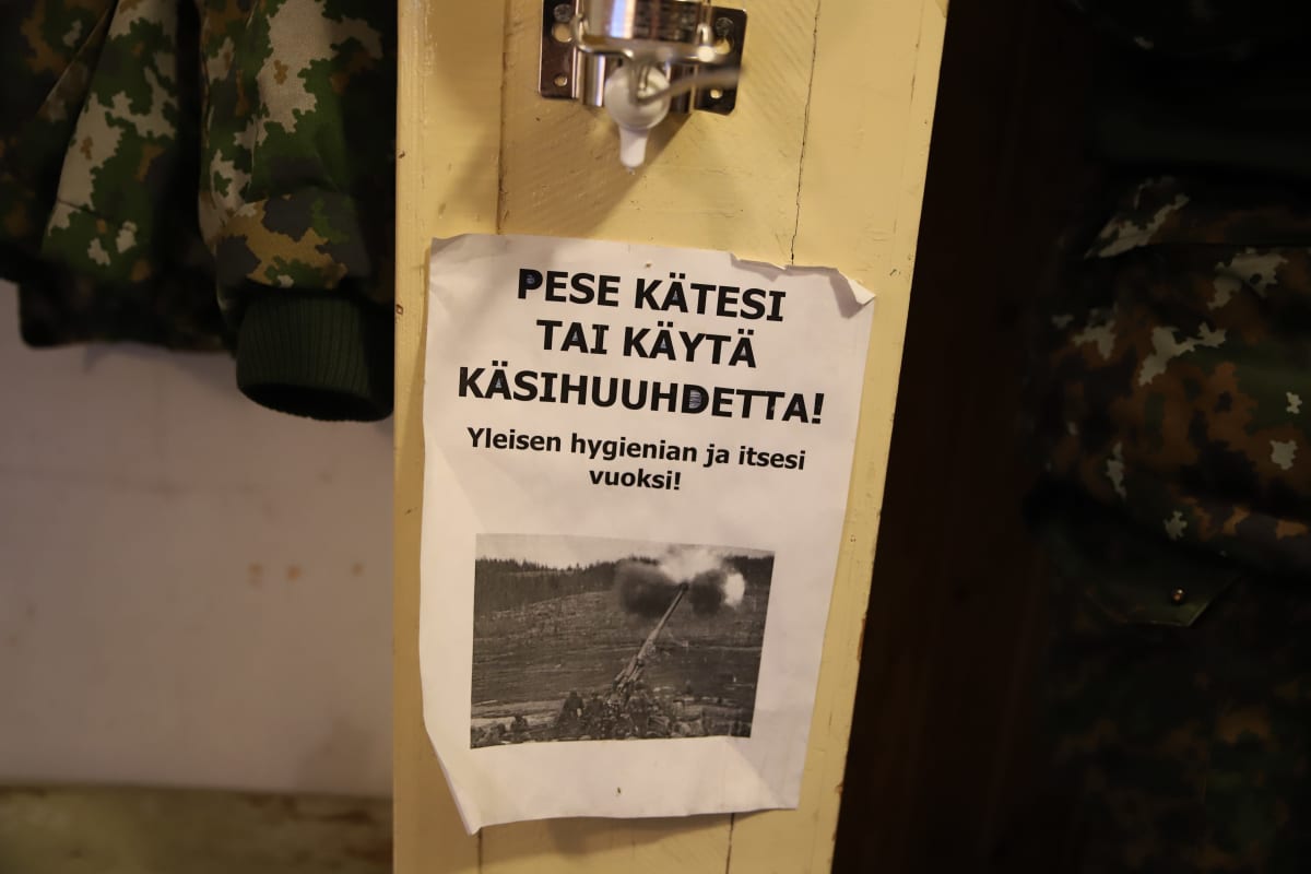 käsienpesukehotus Rovajärvellä