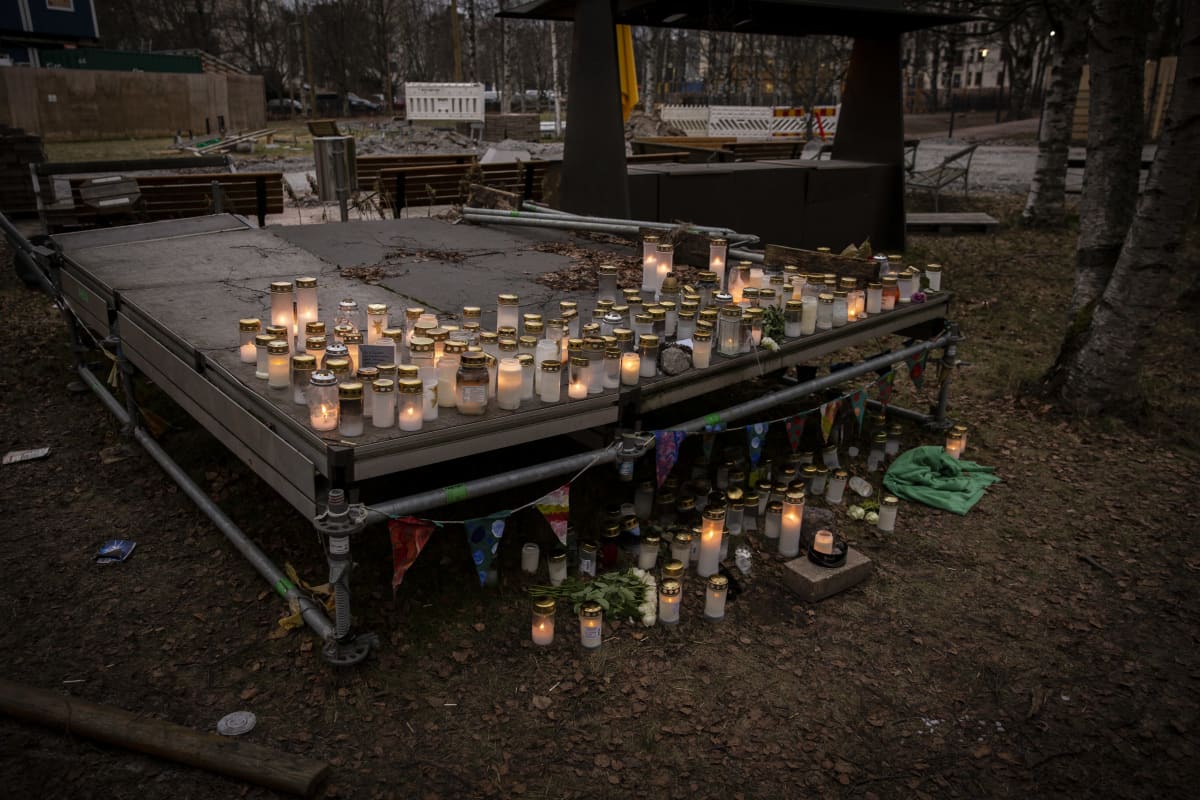 Koskelan henkirikoksen muistopaikka.