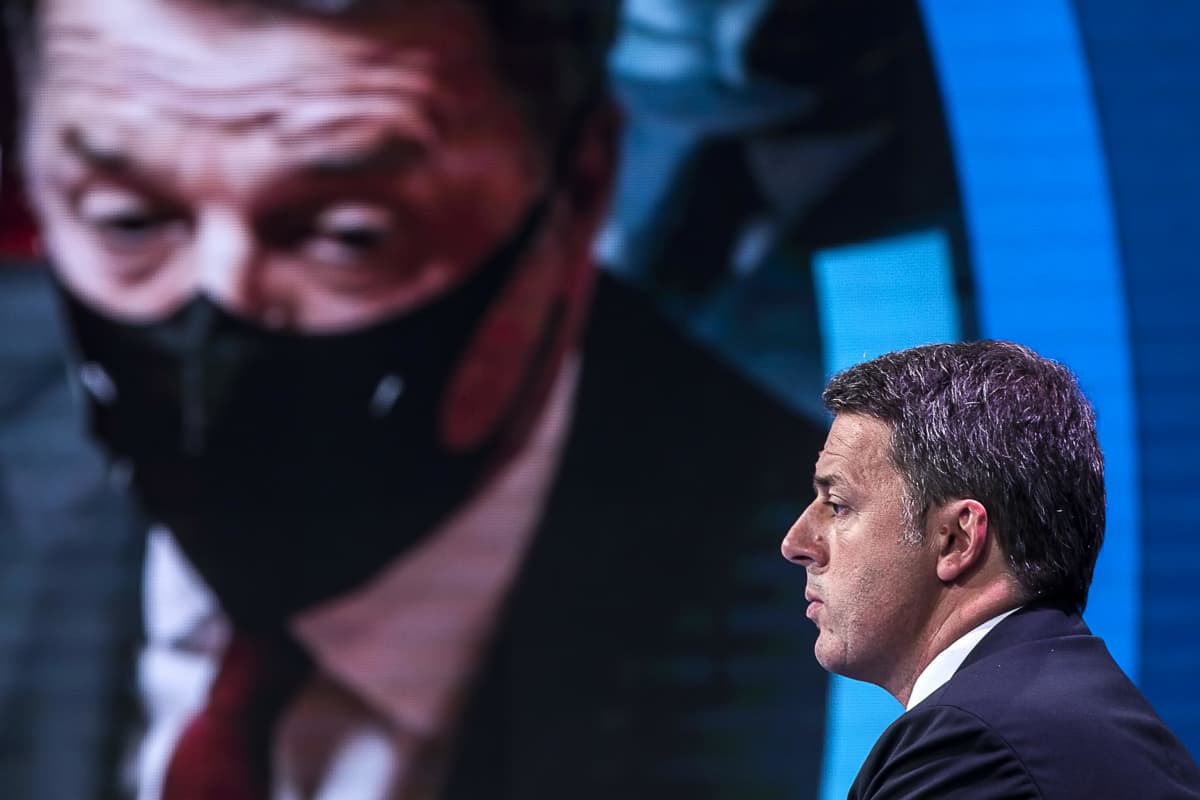 Matteo Renzi joulukuisessa tv-ohjelmassa.