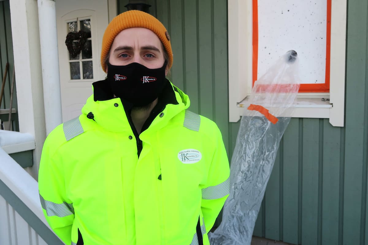 vahinkokartoittaja Tomi Mantovaara.