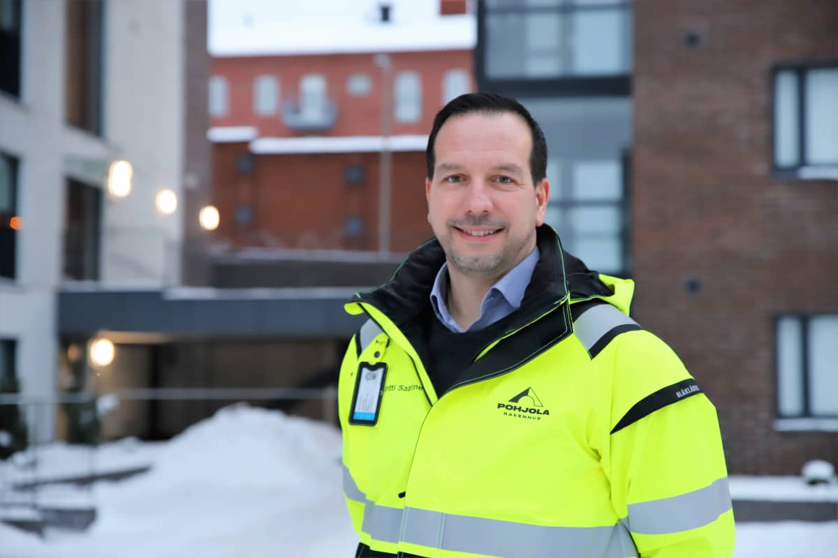 Antti Saarinen hankejohtaja Pohjola rakennus Oy Suomi