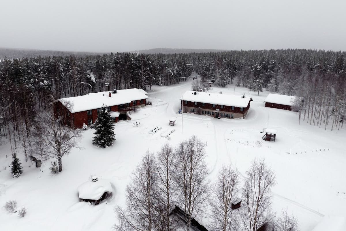 Ilmakuvassa palvelukoti Riekonlento Rovaniemen Songassa.