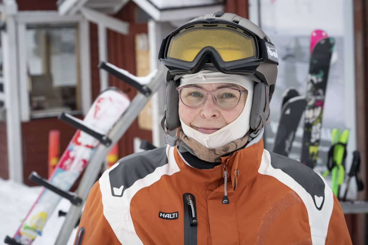 Erja Tammela Peuramaa laskettelukeskuksessa