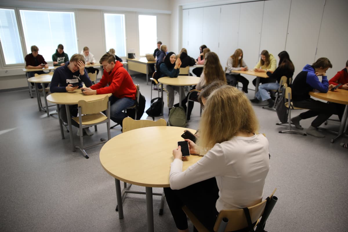 Helilän koulun oppintunti Kotkassa.