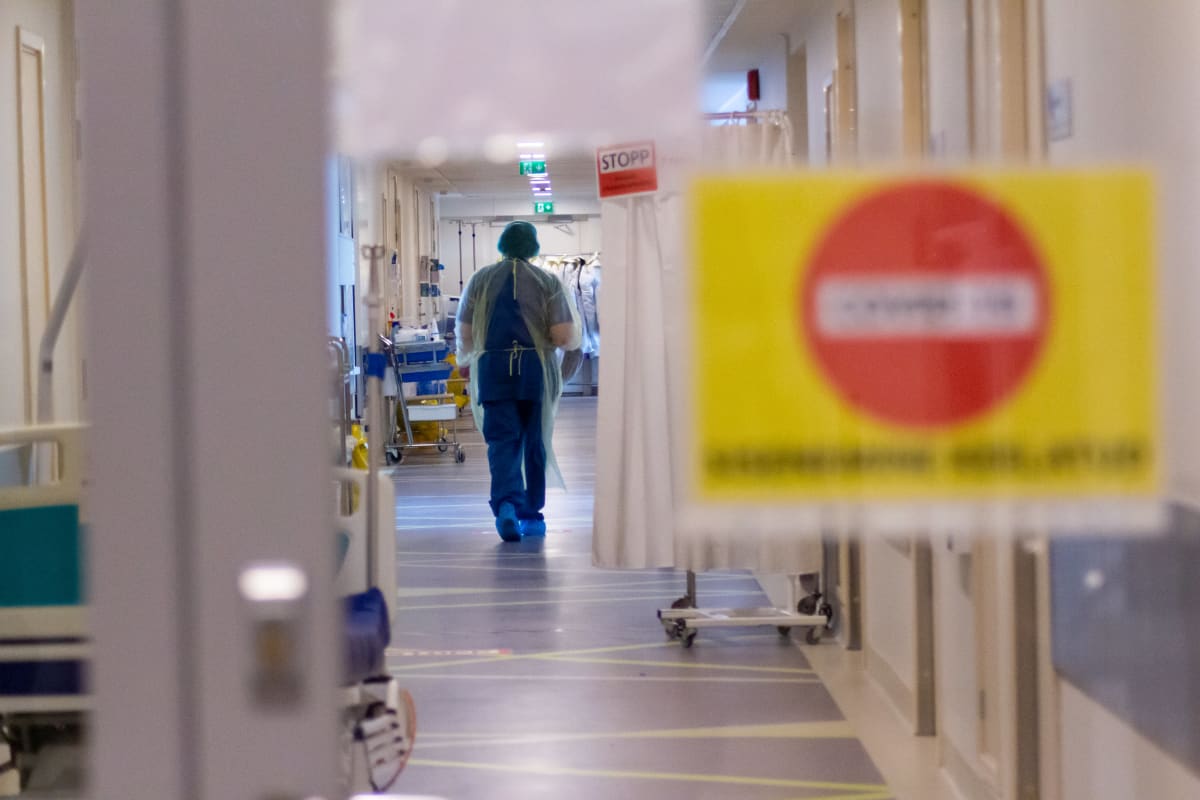 Länsi-Tallinnan keskussairaalan koronaosasto.