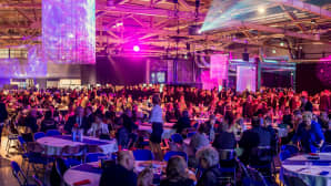 Vuosigaala on järjestetty vuodesta 2014 alkaen Jyväskylän Paviljongissa. Kuvassa 2015 tunnelmia.