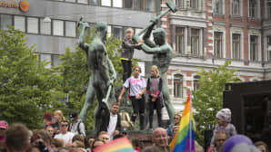 Helsingin Pride-viikko huipentui tänään lauantaina Pride-kulkueeseen.