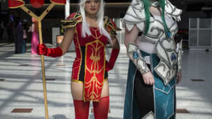 Animecon, cosplay, High Inquisitor Whitemane, World of Warcraft, Tyrande Whisperwind
