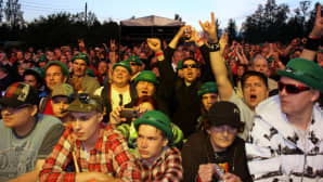 Riihimäki rockin yleisöä