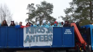 Penkkarihumua Siilinjärvellä.