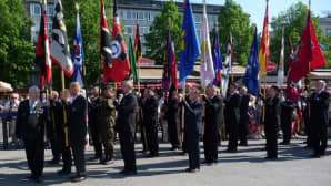 Itä-Suomen sotilasläänin alueellinen puolustusvoimain lippujuhlapäivän paraati Joensuussa 2013.