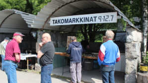 Takomarkkinat kestävät Petäjävedellä neljä päivää.