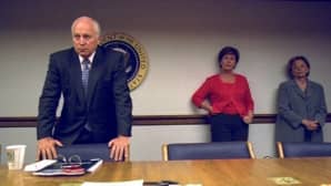Dick Cheney ja George Bushin vaimo Laura Bush.