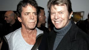 Lou Reed ja David Bowie Reedin valokuvanäyttelyn avajaisissa New Yorkissa vuonna 2006.