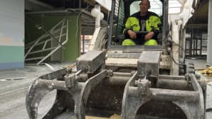 Marko Iltanen bobcatin kyydissä