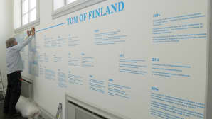 Tom of Finland -näyttely Taidehallissa.
