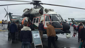 Rajavartiolaitoksen H215 Super Puma.