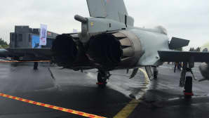 Eurofighter Typhoon ja työntövoiman tuottajat.