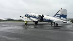 Päälentonäytöksen ihaltu kaunotar Douglas DC-3.