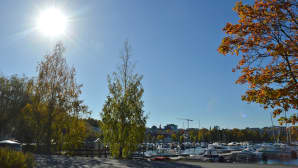 Ruskaa Lappeenrannassa.