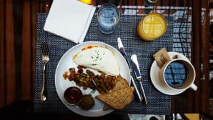 Aamiainen oli maukas Trumpin hotellissa Washingtonissa.